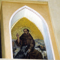 St. Francis and the wolf 
