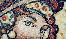 Tesserae were cut by hand with sides running from 1 to 3 mm